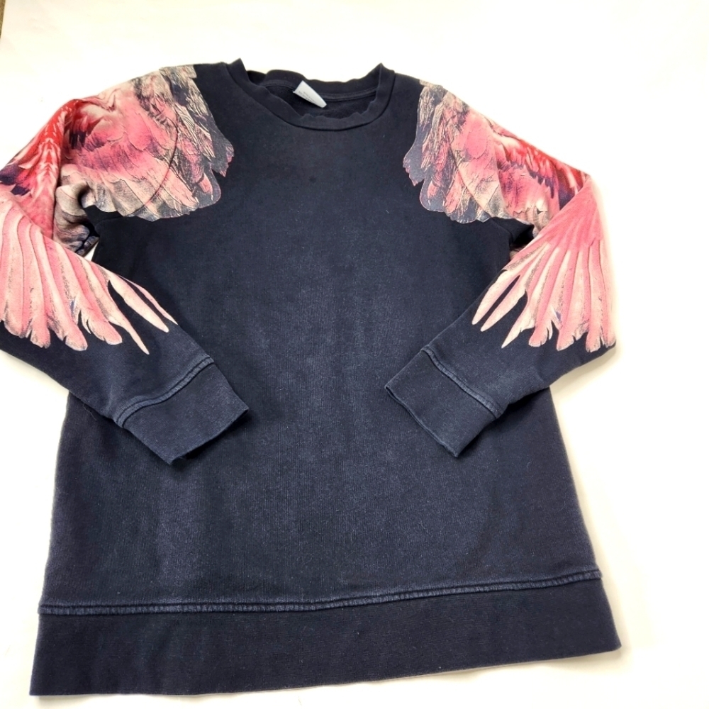 Marcelo Burlon Women's Size XS Wings Sweatshirt Black